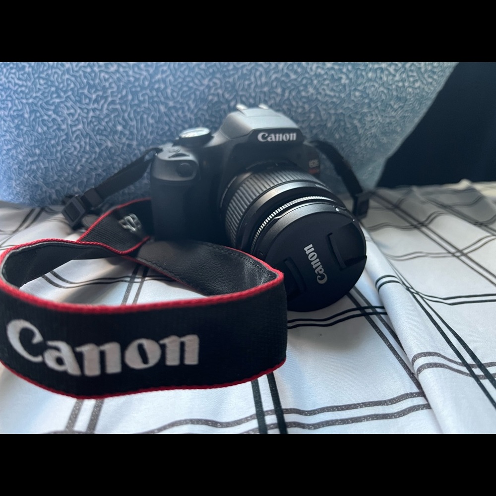 Basically new camera, only used twice. Comes w/ battery charger and 62gb memory